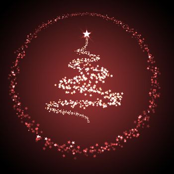christmas background for your designs with a christmas tree