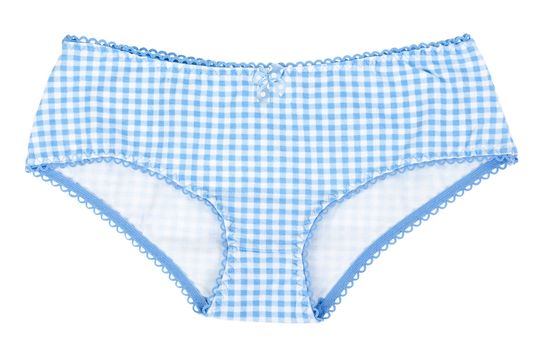 Women's panties isolated on white background