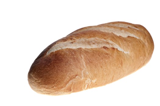 Image of a Loaf of Bread on white background
