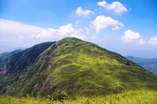beautiful hill of chinese Nanling ridge,Guangdong pro
