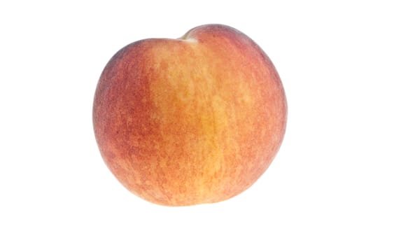 Fresh peach image on the white background