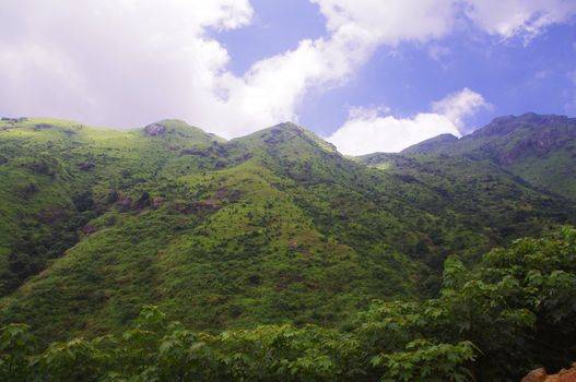 beautiful hill of chinese Nanling great ridge