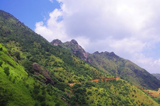 beautiful hill of chinese Nanling great ridge
