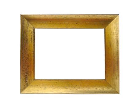 Antique frame isolated on white