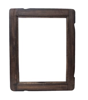 Empty wooden frame