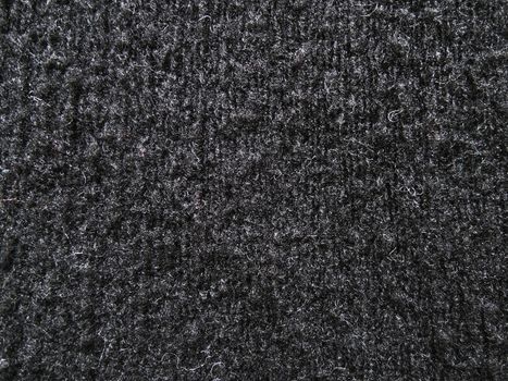 Background of black carpet pattern texture flooring