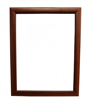 Wood frame isolated