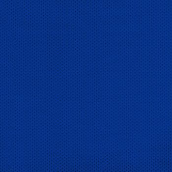 Closeup on a Blue Sport Jersey Mesh Textile