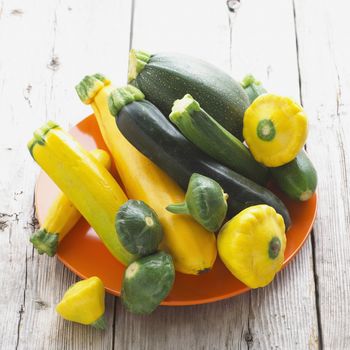 Green and Yellow Summer Squash Assortment