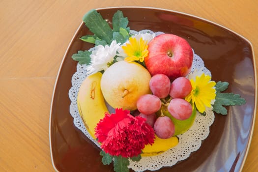 Variety of Tropical Exotic fruits