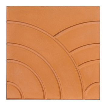 A unique design of the brown floor or wall tile 