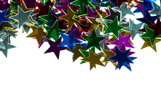 The abstract colorful christmas lights as background