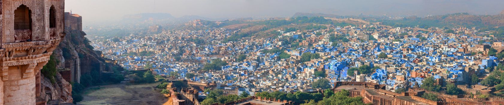 A view of Jodhpur, the Blue City of Rajasthan, India
