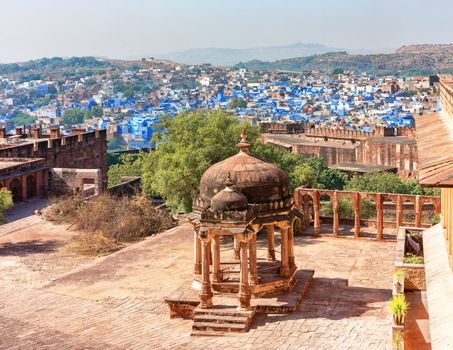 A view of Jodhpur, the Blue City of Rajasthan, India
