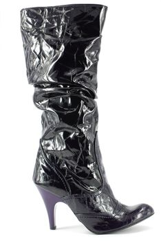 Woman tall elegance black boot