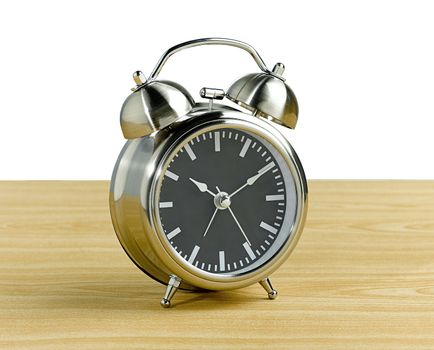 Nice design of the alarm clock isolated 