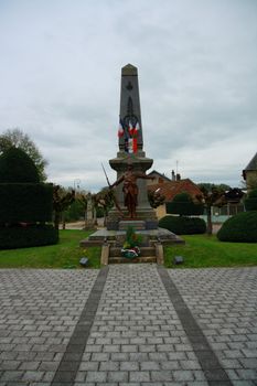 monument of soldiers who died for their country in second world war