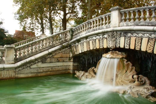 darcy park fountain while working in Dijon city of France