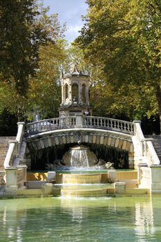 summer photo of darcy park in dijon with blue sky