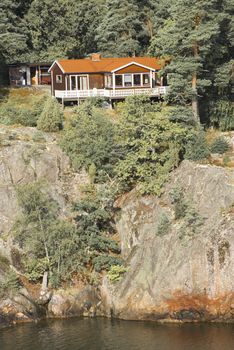 Summer cottage in Sweden. Taken on August 2012.