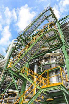 Structure of Oil and chemical process plant