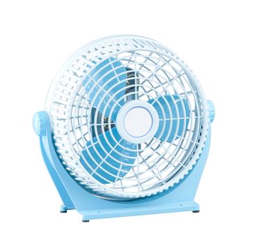 Mini electric fan isolates 
