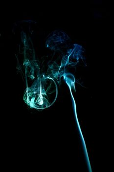 smoke abstract background macro close up