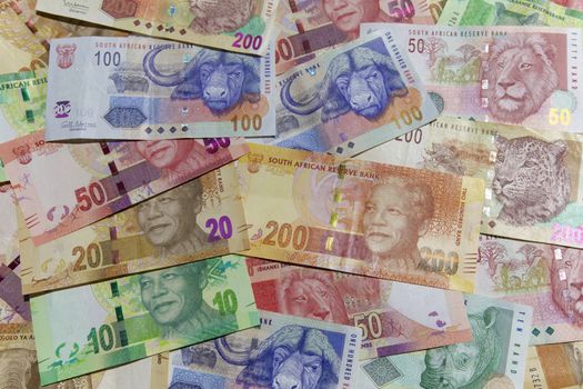 New and old bank notes - printed in South Africa 