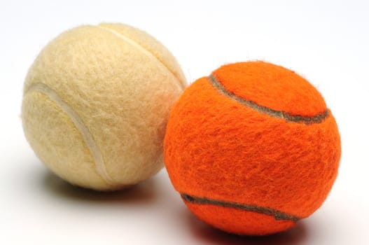 Two tennis ball