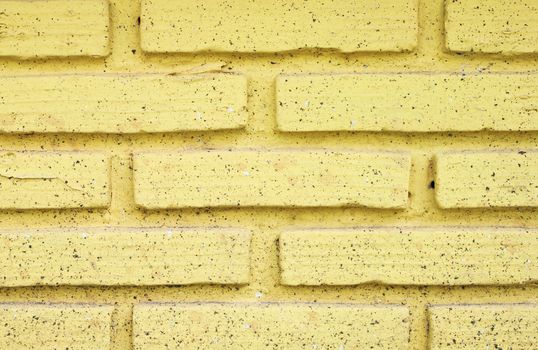 yellow brick wall texture background