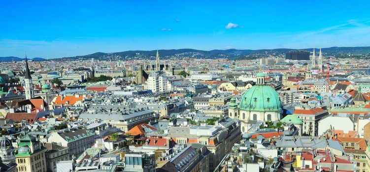 Panorama of Vienna from St. Stephen's Cathedral