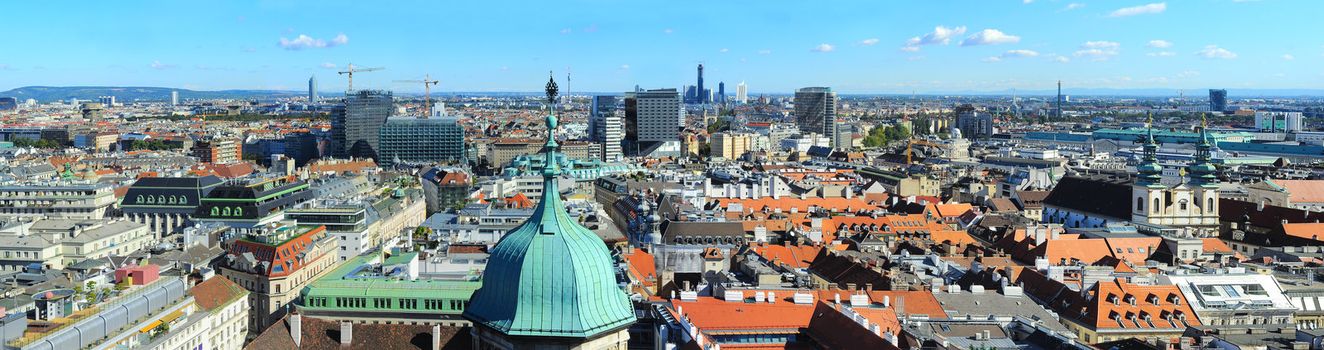 Panorama of Vienna from St. Stephen's Cathedral