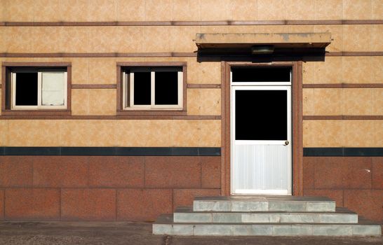 door and window of the house