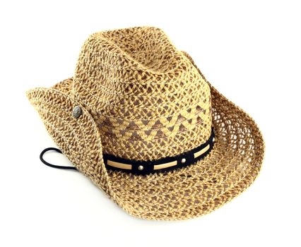 straw hat isolated