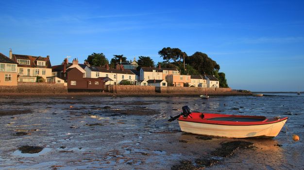 On a beach in Devon while the tide was out