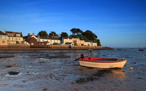 On a beach in Devon while the tide was out