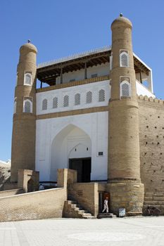 Ancient fort of Bukhara, silk road, Uzbekistan, Asia