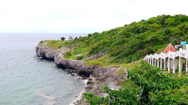View point at Si-Chang island, taken in Thailand