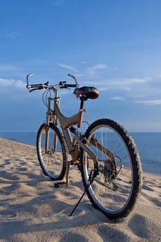 Bicycle at beach