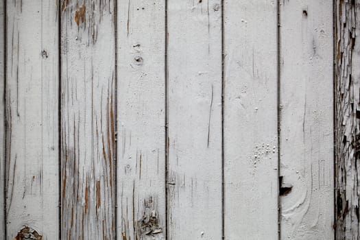Macro shot of the grey wooden wall vintage background. Horizontal shot.