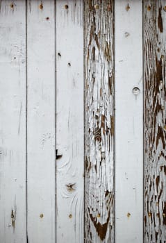 Macro shot of the gray wooden wall vintage background. Vertical shot.