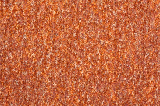 rusted iron plate in orange red and brown