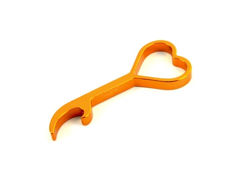 close up of bottle opener, desing in love