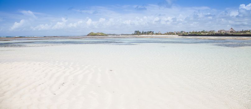 Watamu, close to Malindi, Kenya. The most beutiful beach of the area. Copy space.