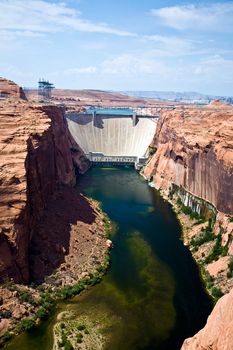 Glen Canyon Dam in Page is delivering power for the whole area