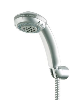 Metallic shower head great for your modern bathroom
