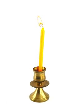 candle holder  isolated on white