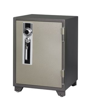 Security safe isloated on white 
