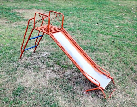Children's old slider playground