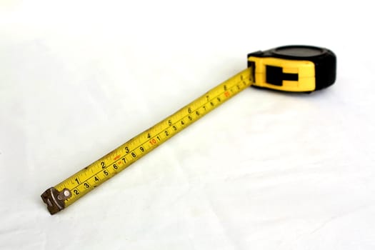 Measuring tape isolated on white